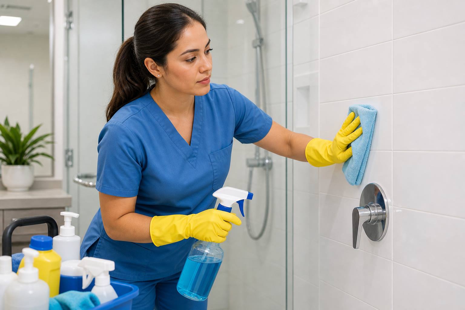 Sanitization and disinfection service for high-touch surfaces