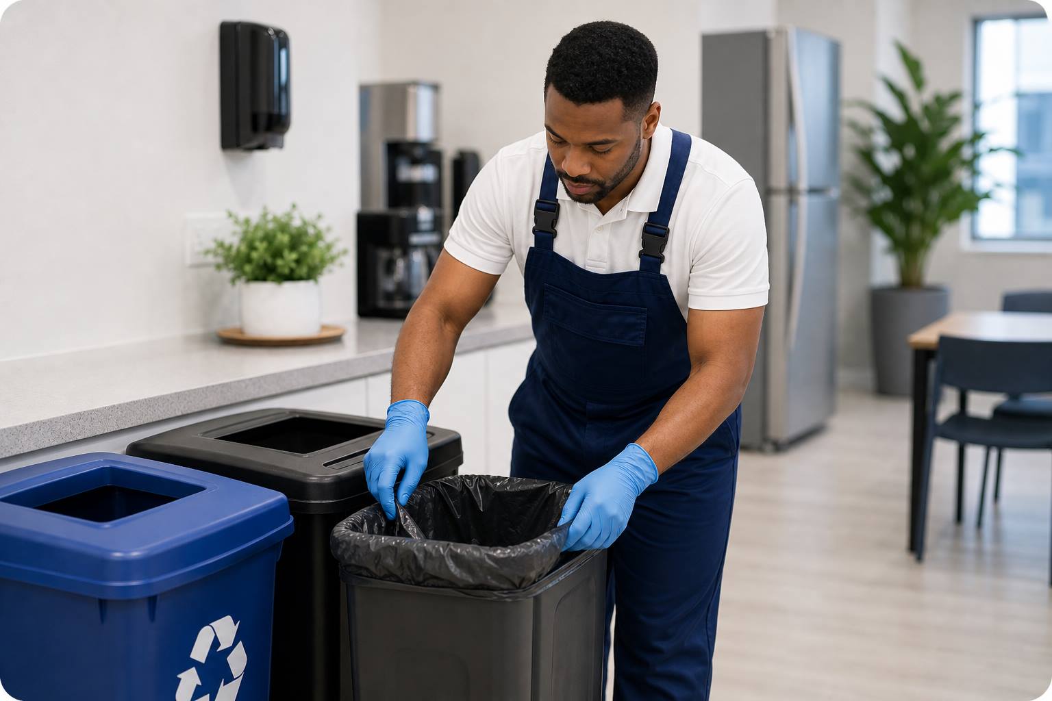 Waste management bin liner service in Fredericksburg VA