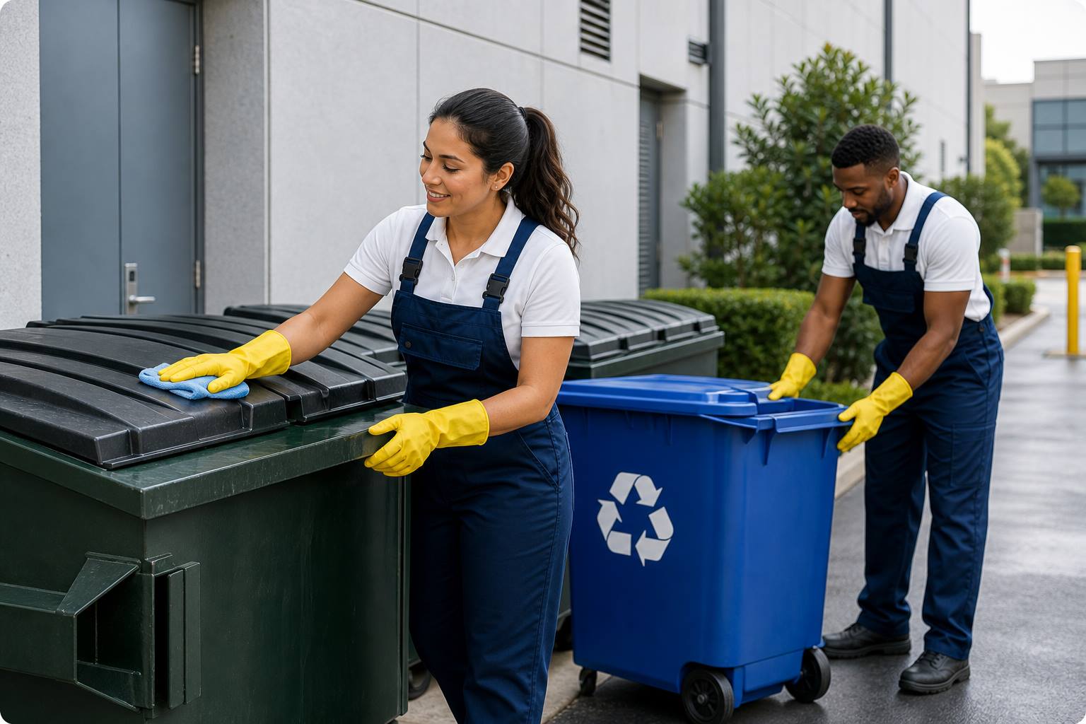 Waste management dumpster maintenance service in Fredericksburg VA